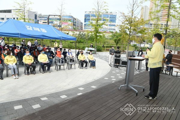 갈매동 주민과 함께하는 나무 심기 행사 (사진=구리시청)